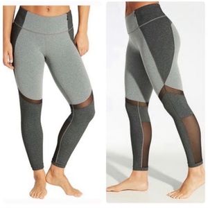Calia Essential Colorblock 7/8 Leggings Gray Mesh